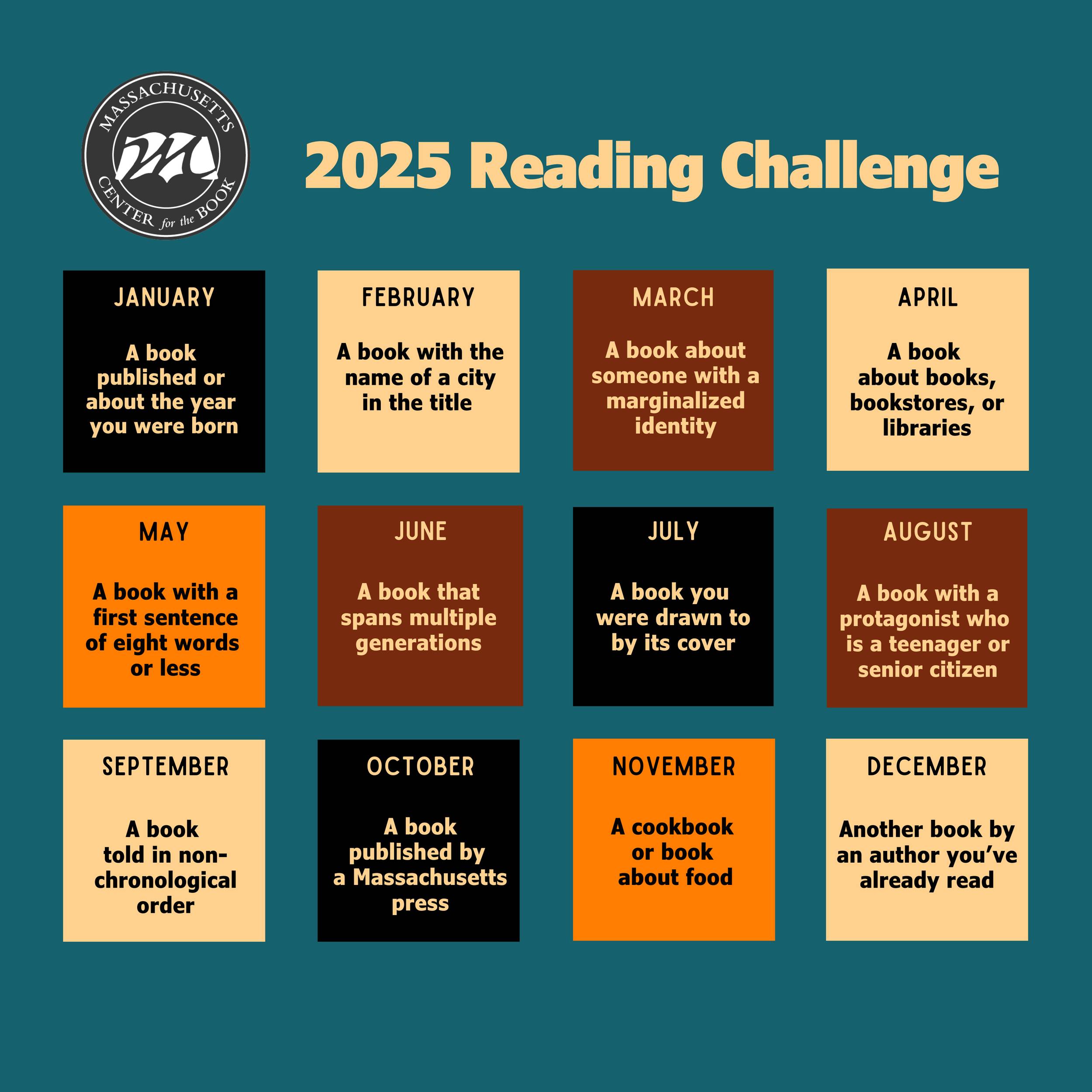 12 book 12 month challenge