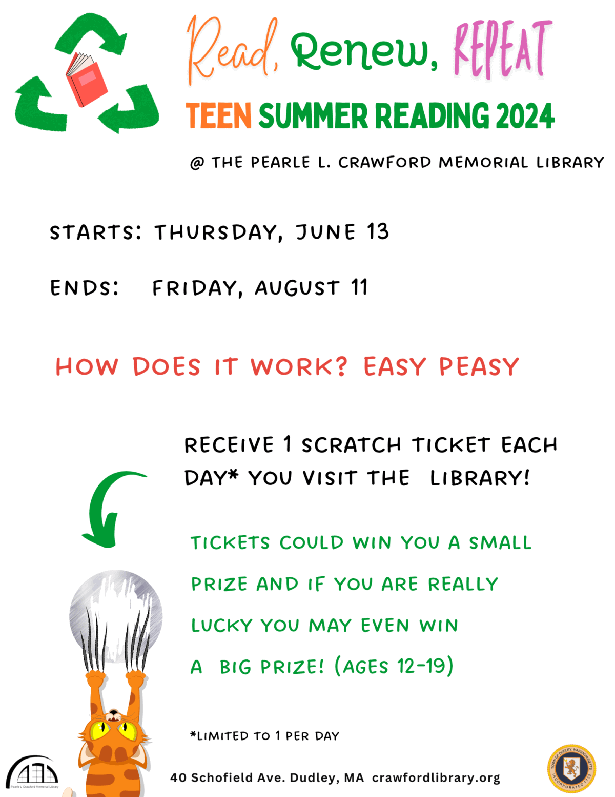 teen summer reading details